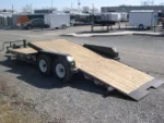 Big Tex 7x22 equipment trailer with split tilt deck