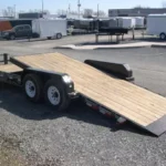 Big Tex 7x22 equipment trailer with split tilt deck