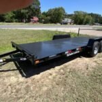 2026 American CH18S 6'10" x 18' Steel Deck Equipment/Car hauler Trailer with Removable Fenders