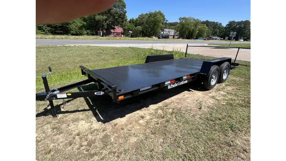 2026 American CH18S Steel Deck Equipment Trailer with Removable Fenders 2026 American CH18S 6'10" x 18' Steel Deck Equipment/Car hauler Trailer with Removable Fenders - Image 1