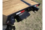 2026 American CH18W 18 foot wood deck equipment trailer with removable fenders and slide-in ramps for sale at TrailerWorld